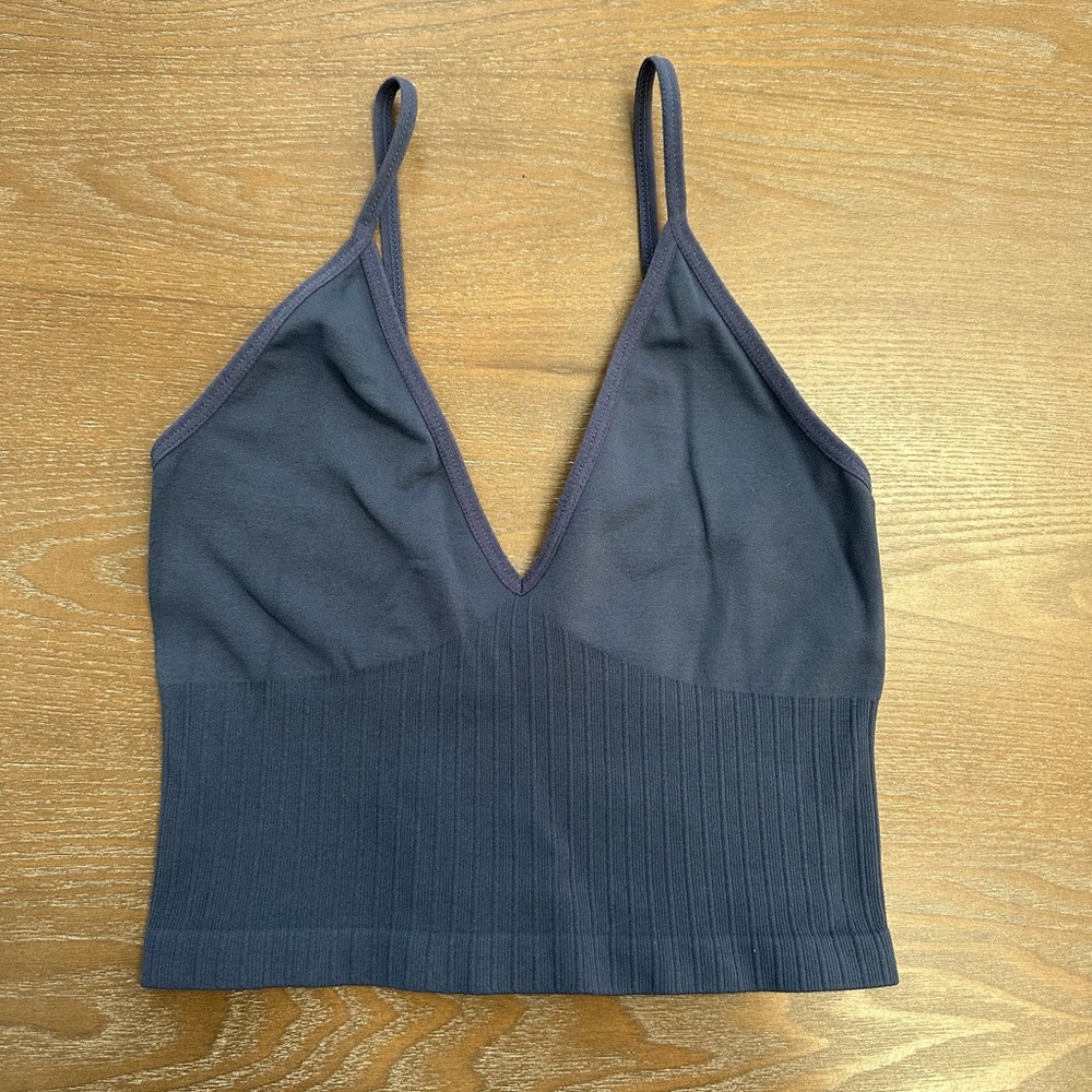 NAVY BLUE WORKOUT TANK TOP